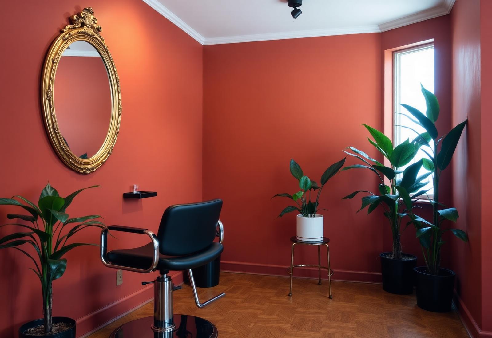 Inside Belinda's salon